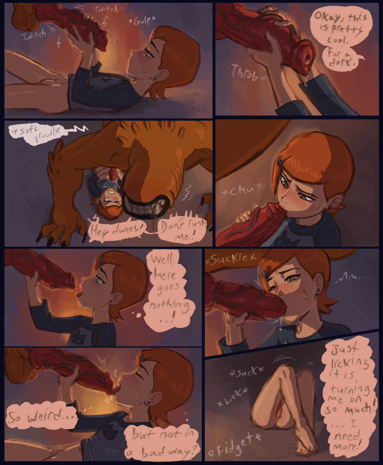Gwen and Widlmutt porn comic picture 2