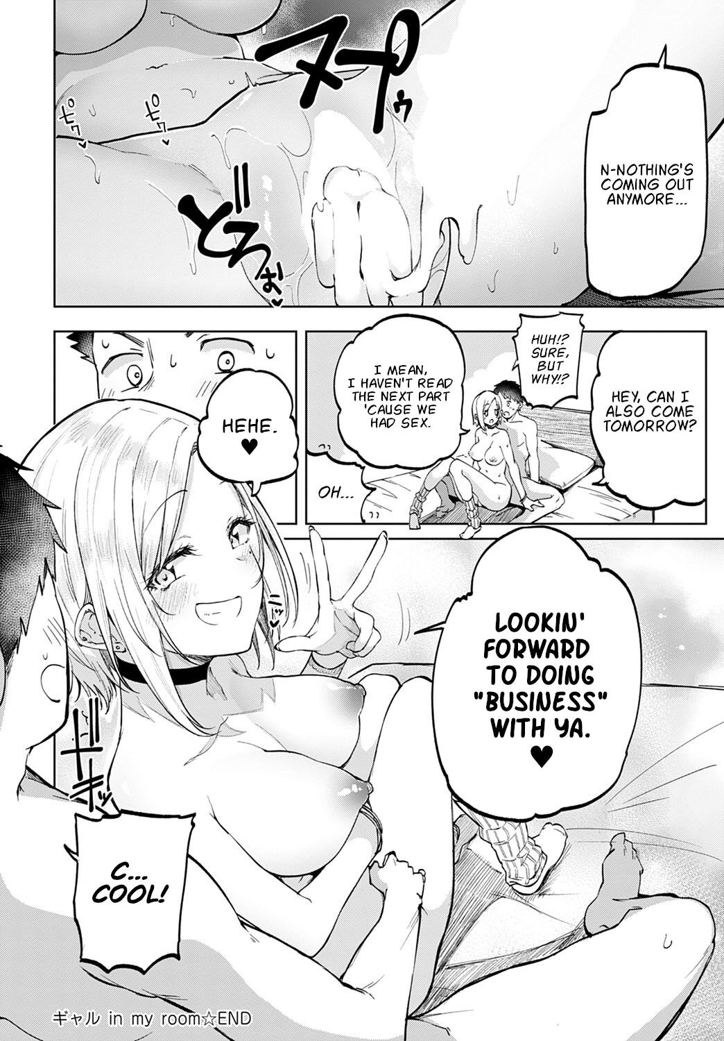 Gyaru in my room porn comic picture 39