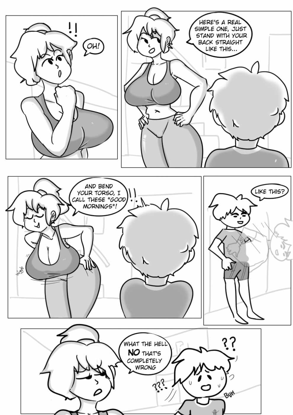 Hot Suburban Mom - Yoga porn comic picture 5