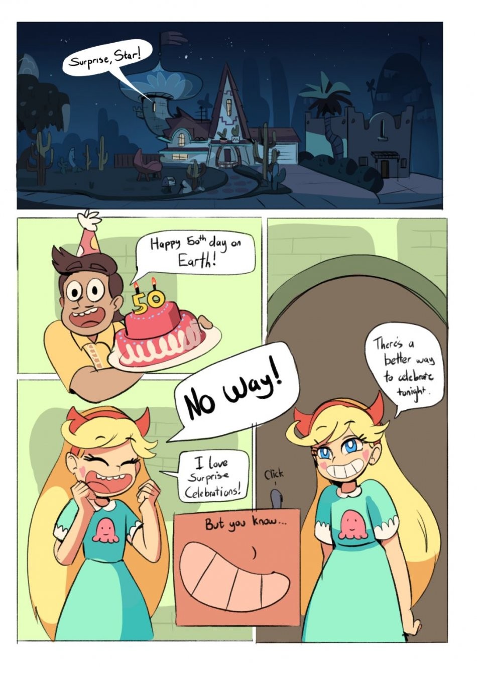 Star's 50th Day Anniversary porn comic picture 1