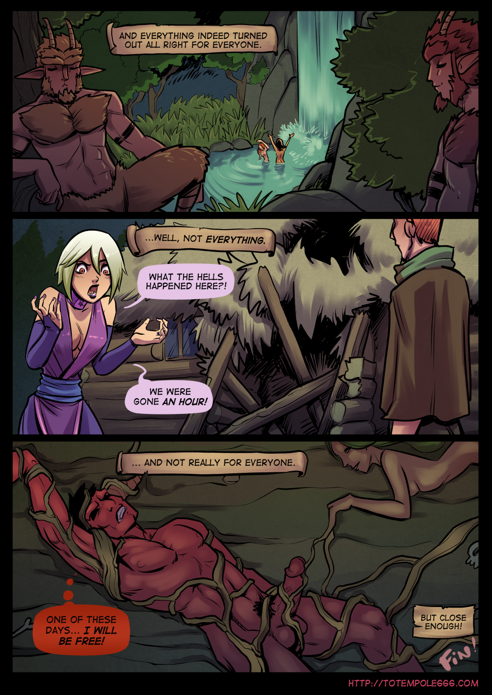 The Cummoner 20: Cat’s Away porn comic picture 37