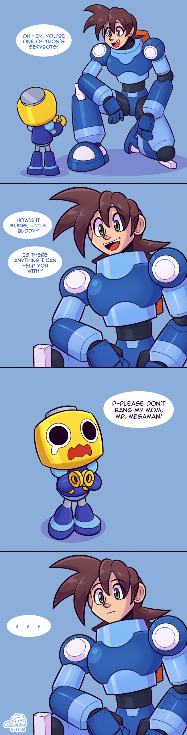 Tron Bonne and Mega-Dweeb porn comic picture 10