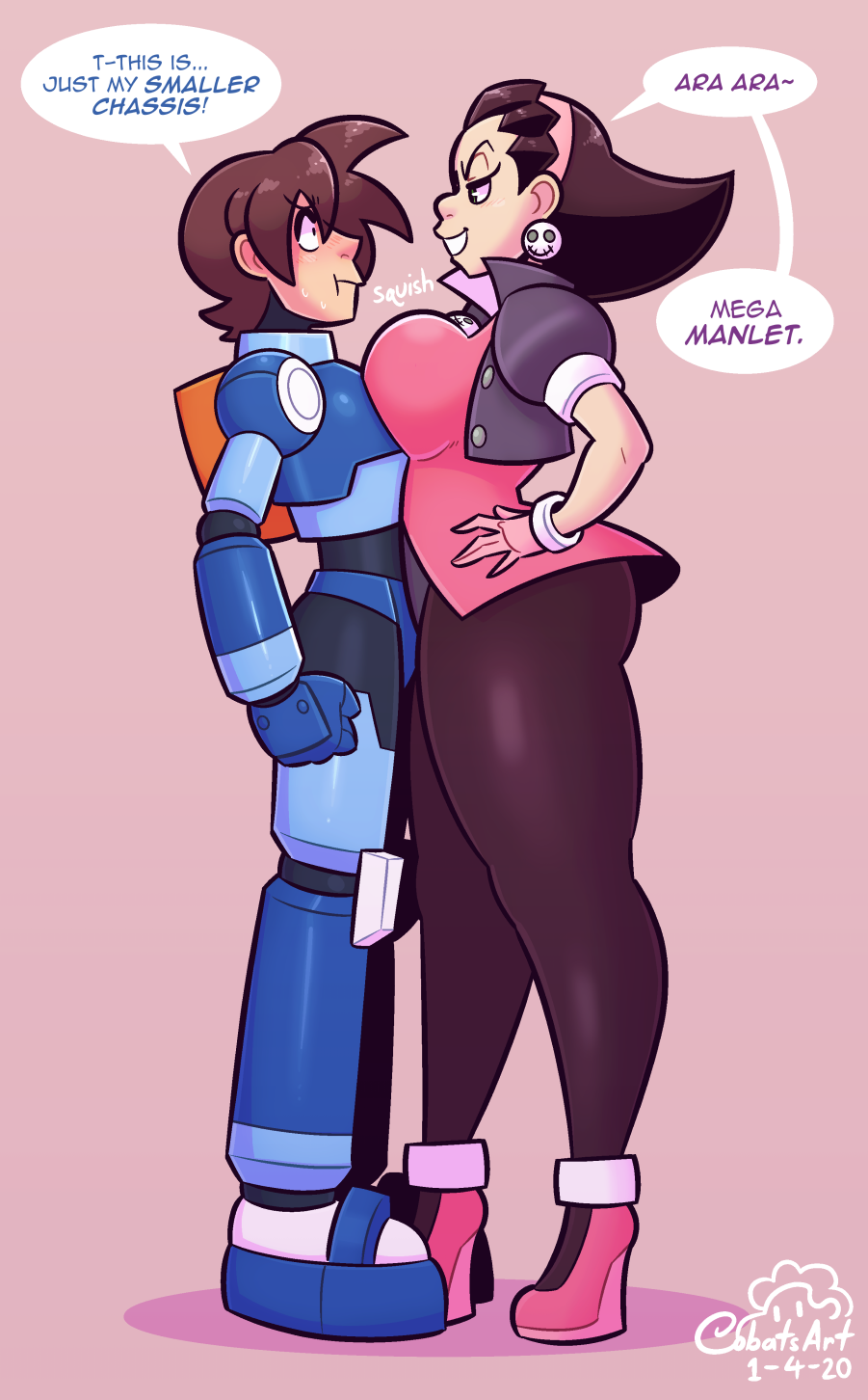 Tron Bonne and Mega-Dweeb porn comic picture 4