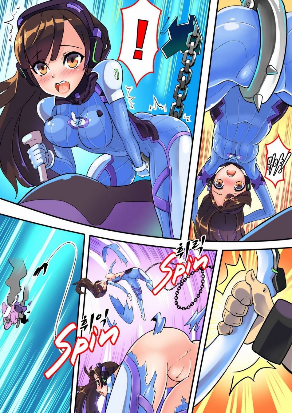 Viva la D.Va porn comic picture 4