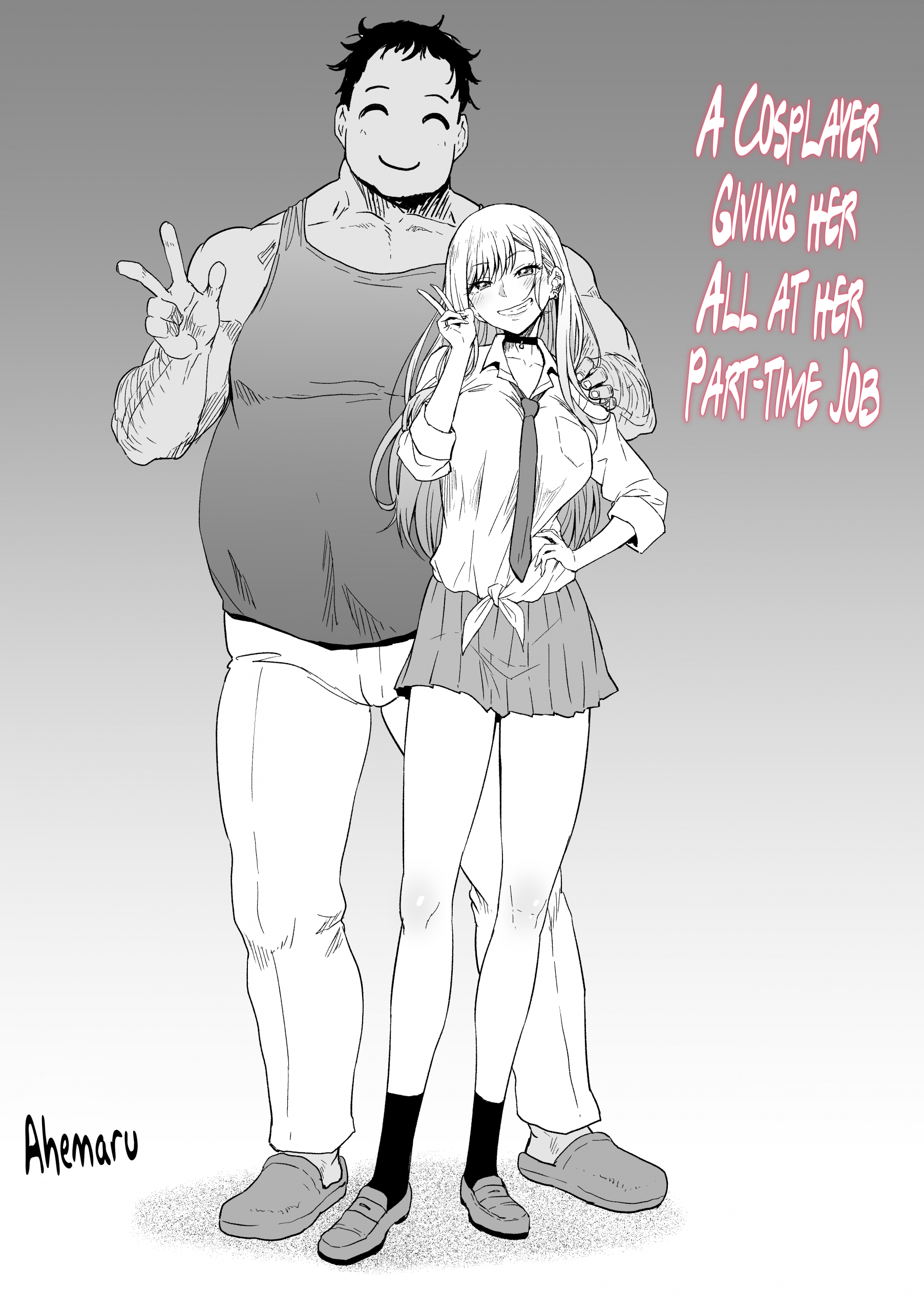 A Cosplayer Giving her All at a Part-Time Job hentai manga picture 2