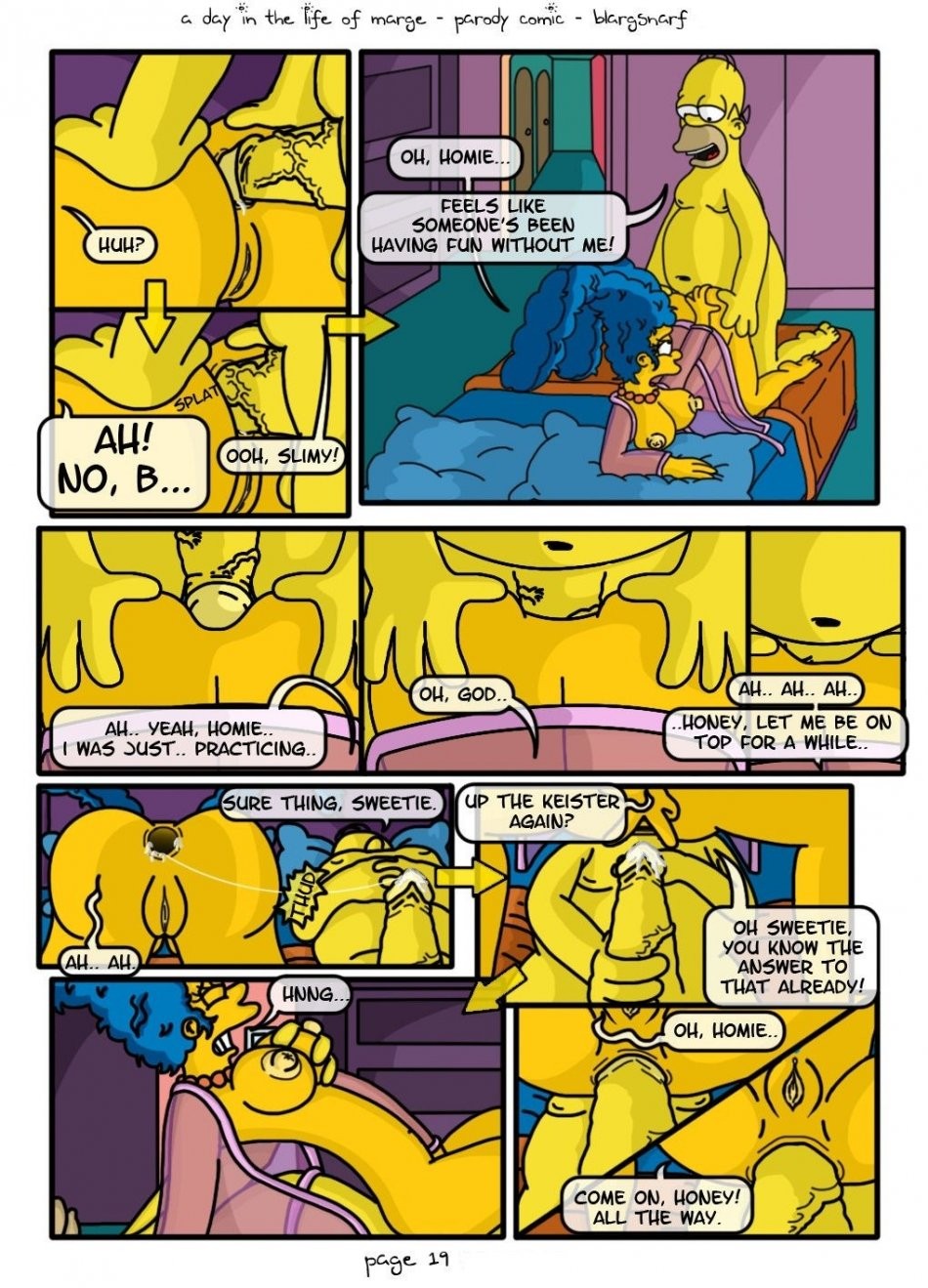 A Day in the Life of Marge porn comic picture 20