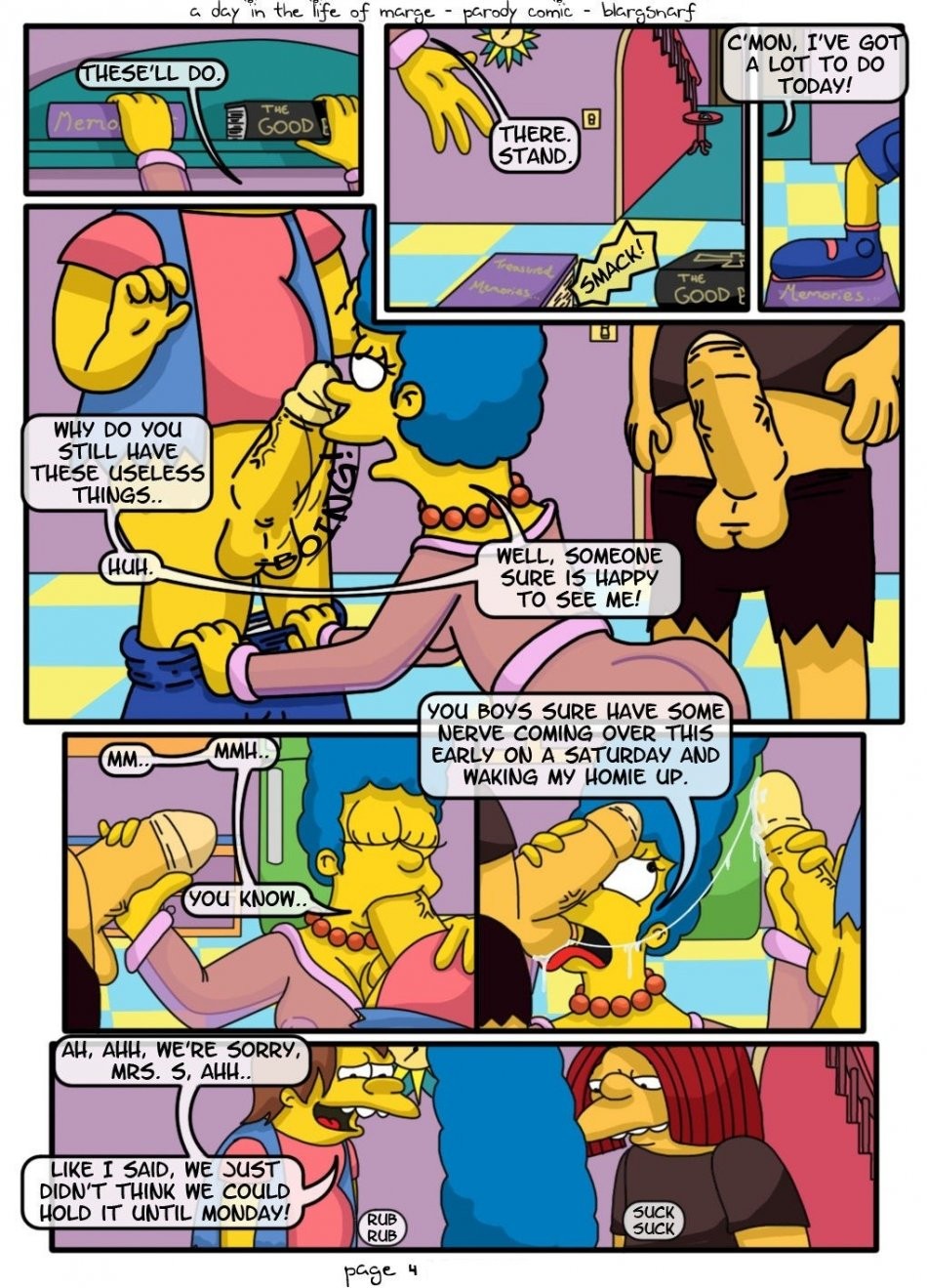 A Day in the Life of Marge porn comic picture 5