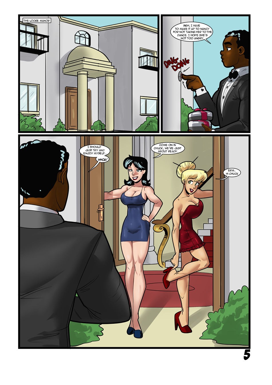 BETTY AND VERONICA LOVE BBC porn comic picture 6