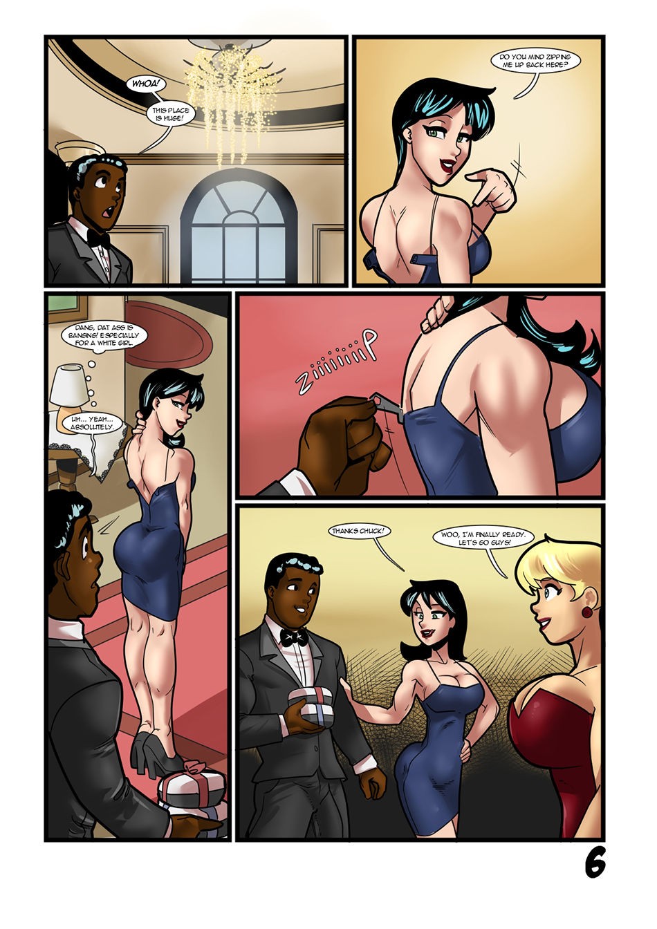 BETTY AND VERONICA LOVE BBC porn comic picture 7
