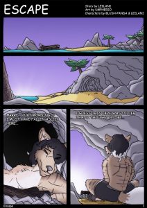Escape porn comic picture 1
