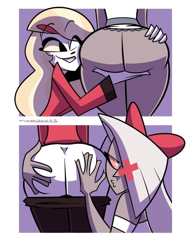Hazbin Hotel yuri porn comic picture 28