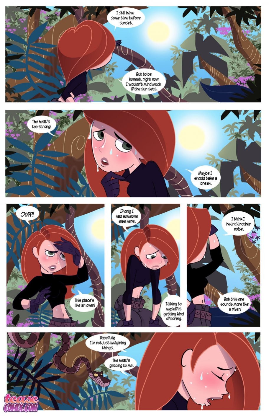 Kim vs Kaa. To Coil a Spy porn comic picture 8