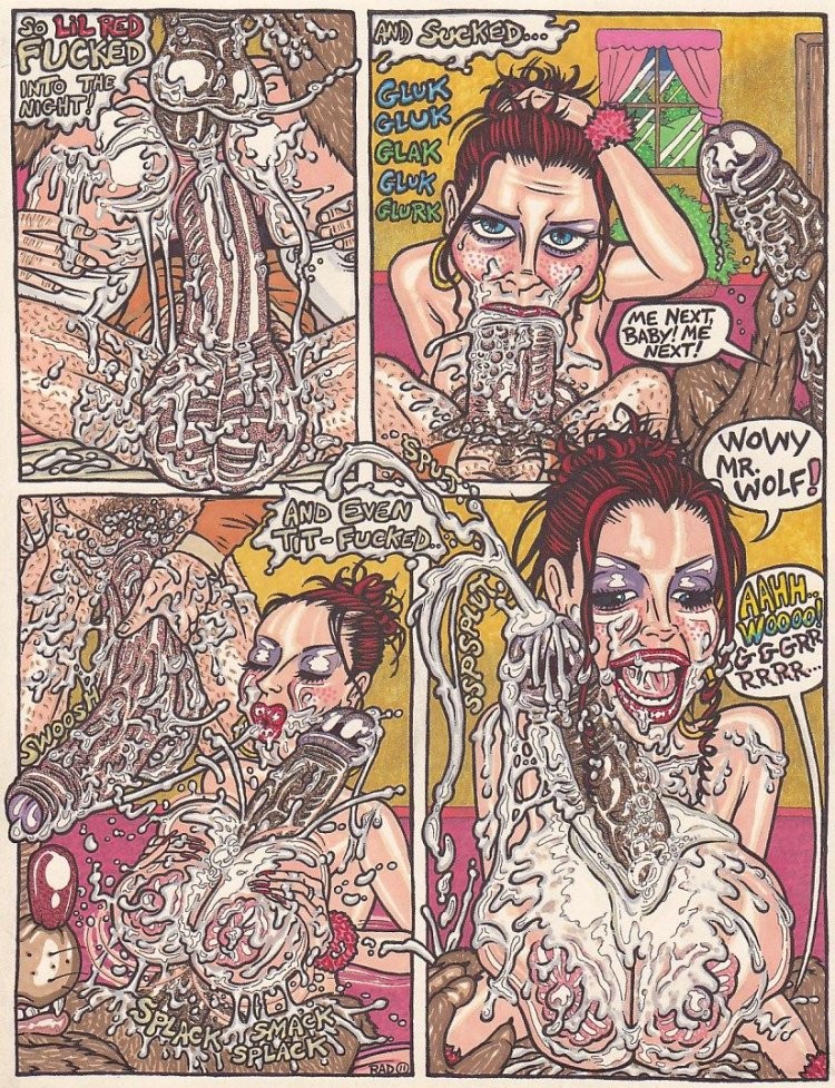 Lil Red Meets Big Billy Wolf porn comic picture 8