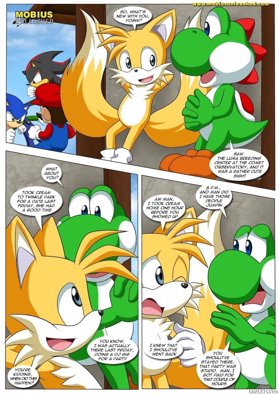Mario and Sonic porn comic picture 20