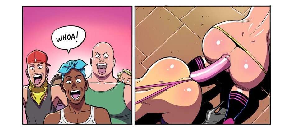 Megawhores porn comic picture 13