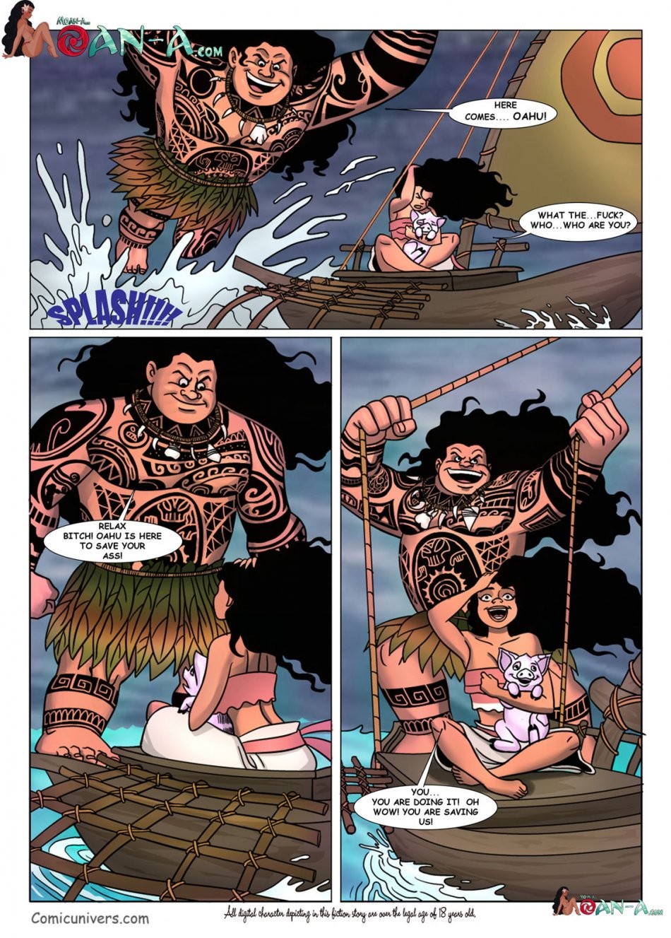 Moan-a - Bad porn comic picture 2