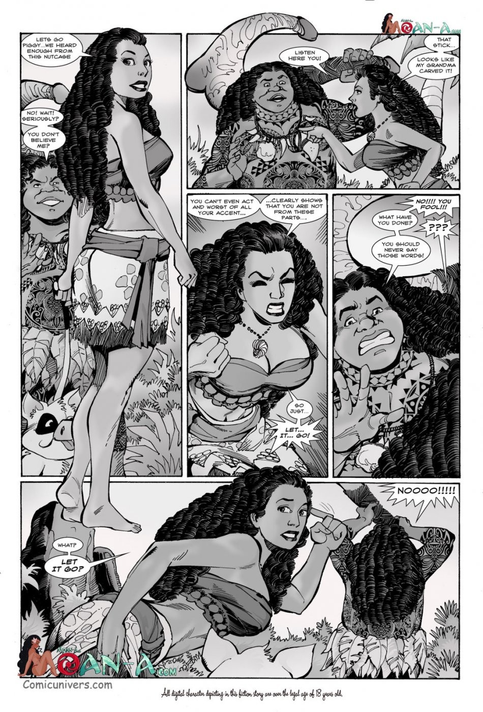 Moan-a - Call 2 porn comic picture 2