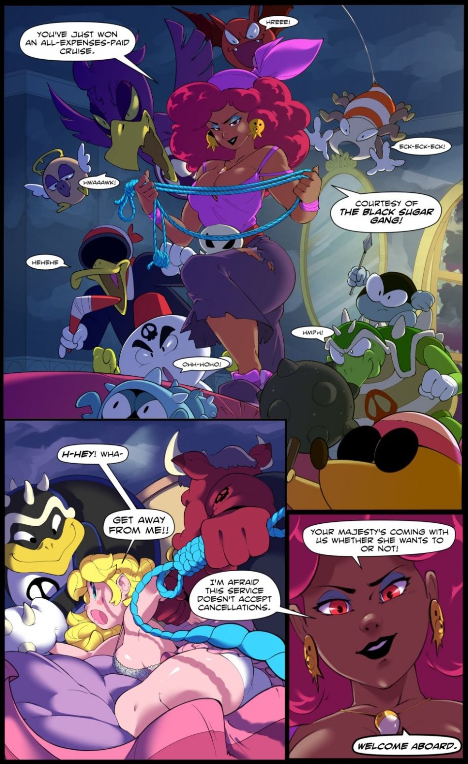 Mushroom Kinkdom porn comic picture 14