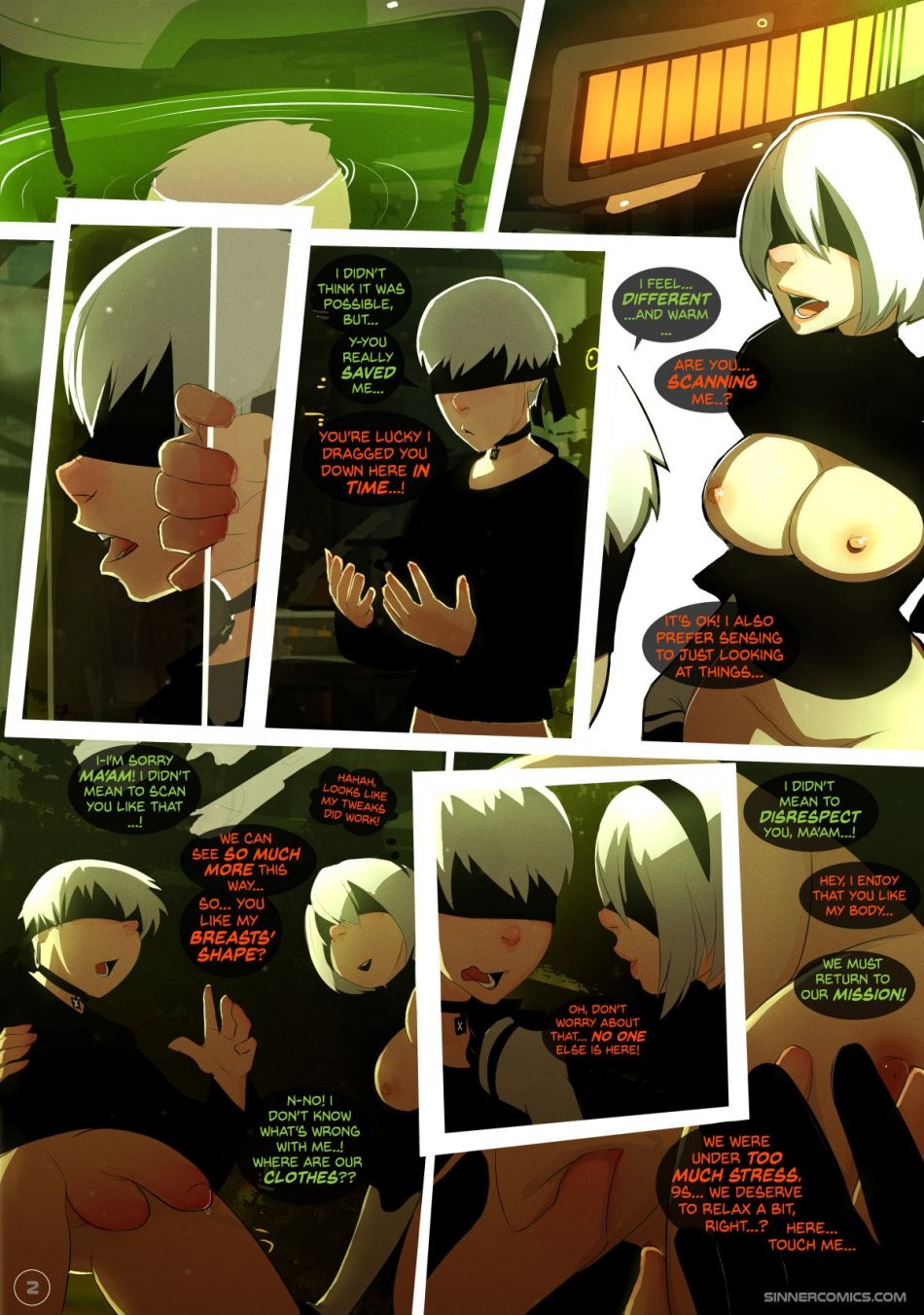 NieR: Automata XXX porn comic picture 2