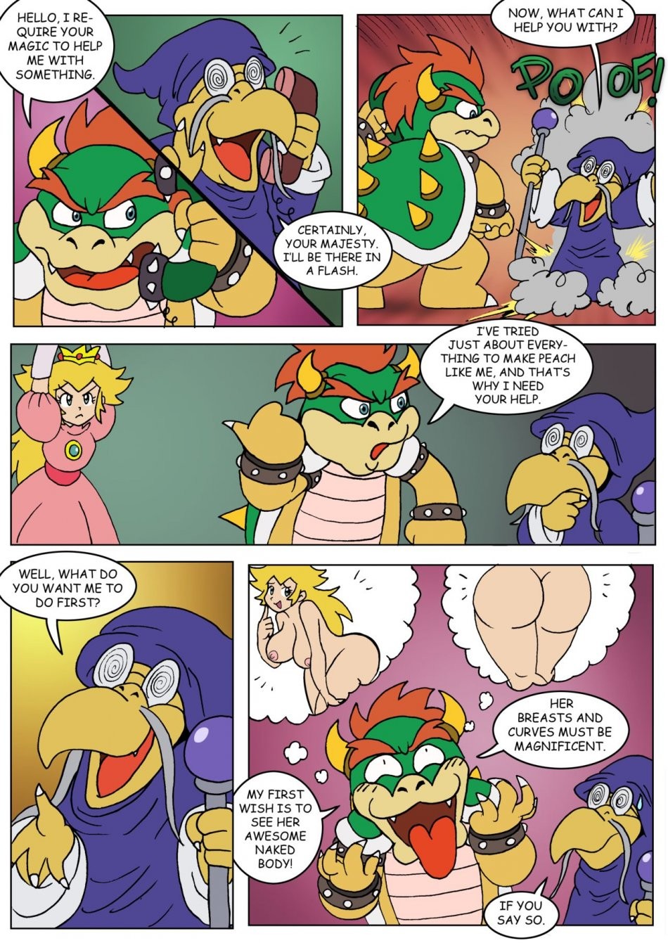 Peach's Tail of Escape porn comic picture 3