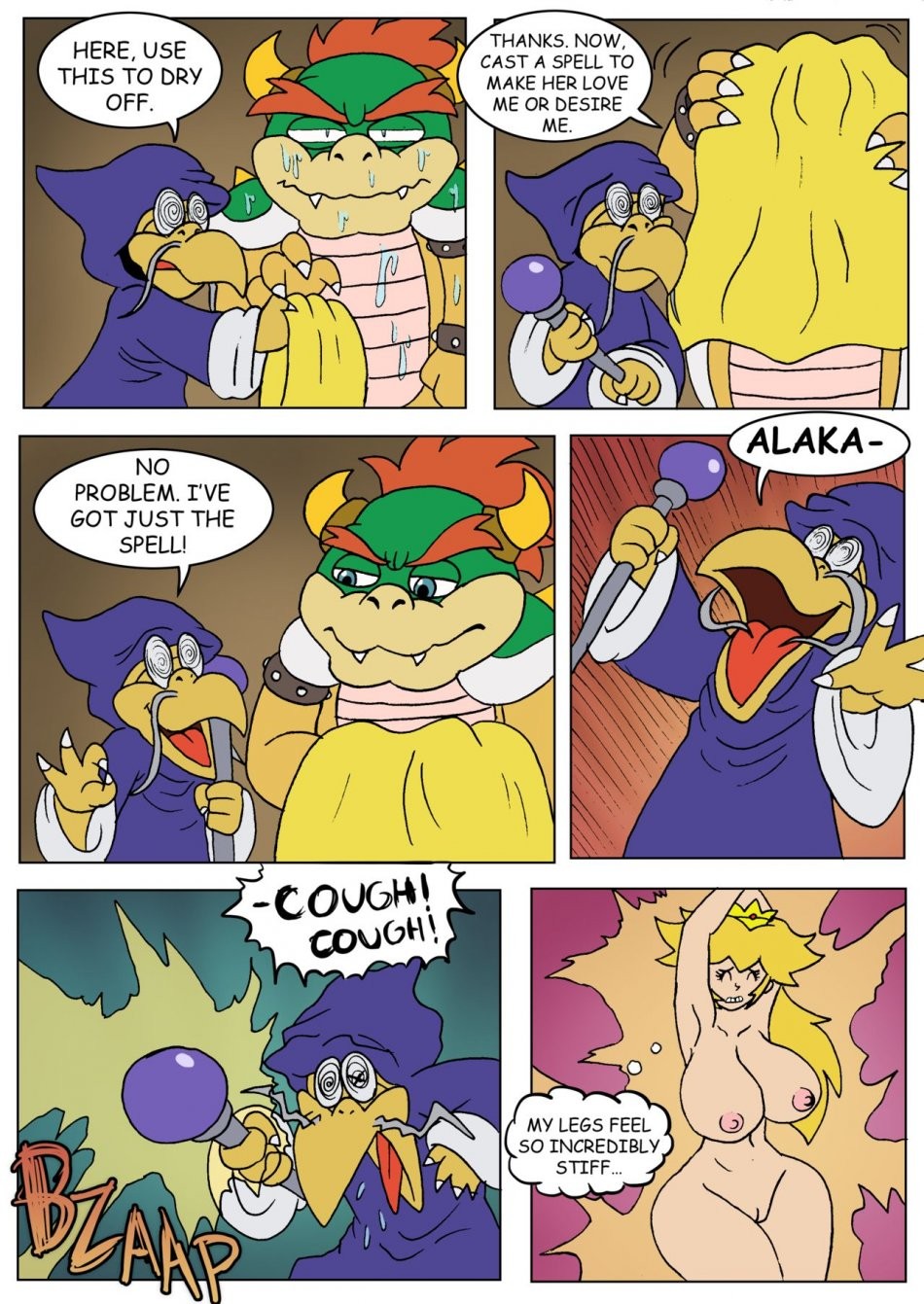 Peach's Tail of Escape porn comic picture 7