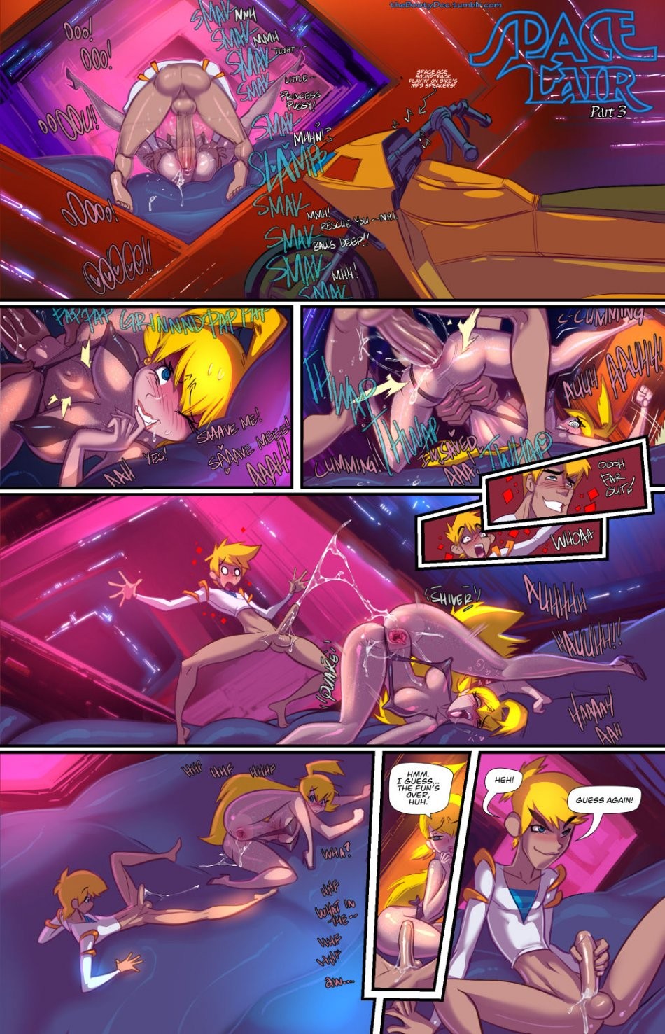 Space Lair porn comic picture 3