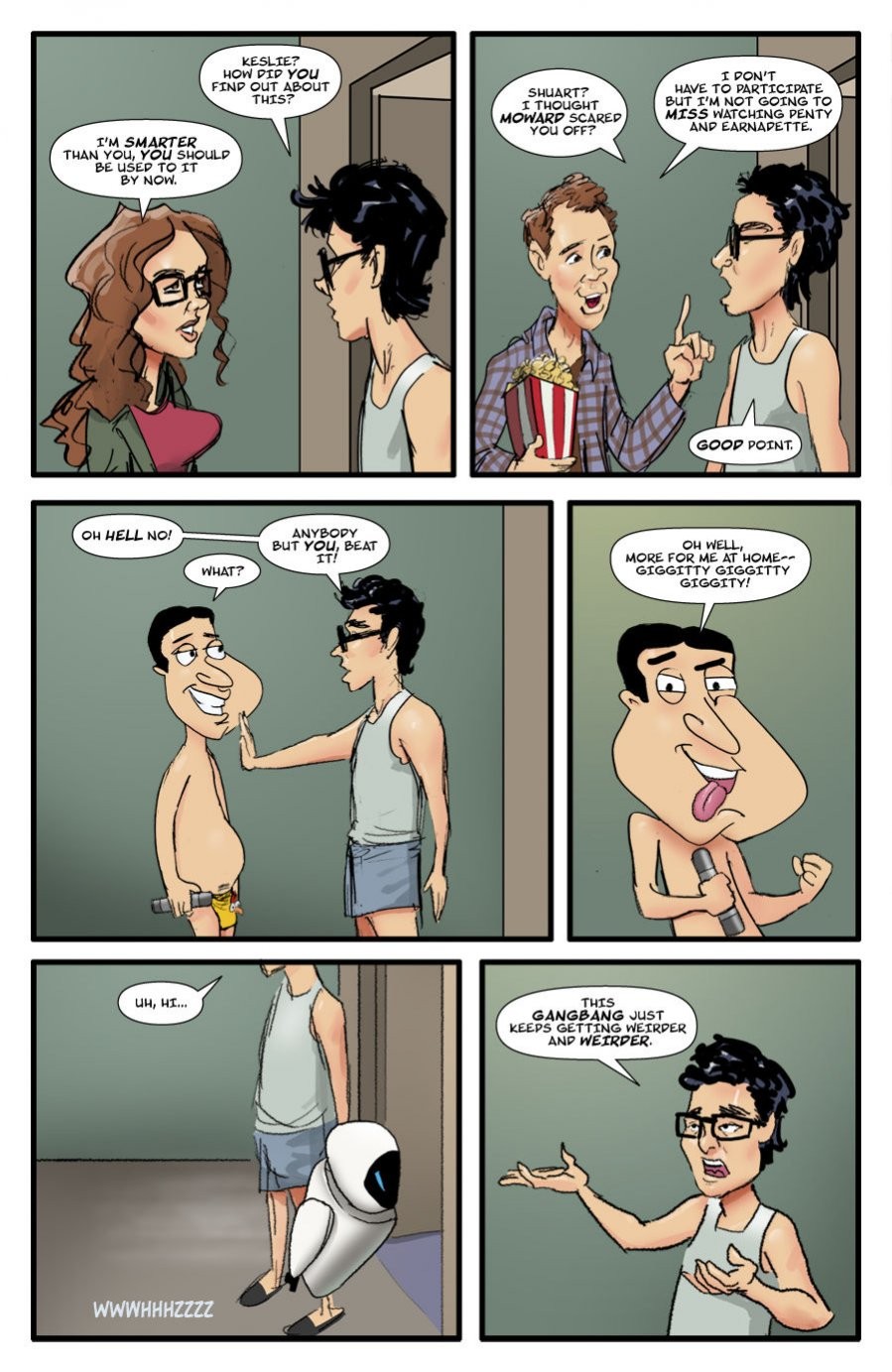 The big gang bang theory porn comic picture 14