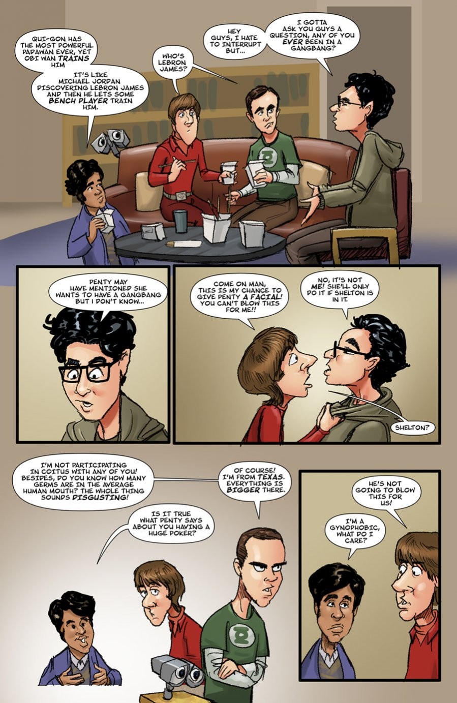The big gang bang theory porn comic picture 5