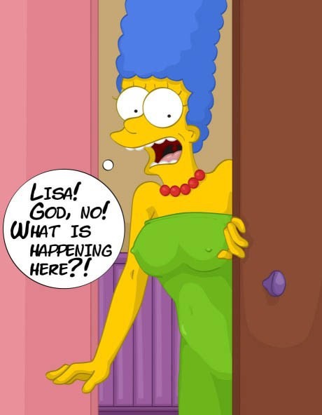 Unbidden Guest At Simpson's House porn comic picture 7