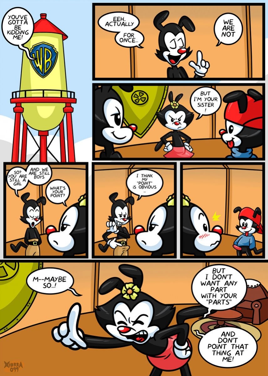 Warner bros and their sisterdot porn comic picture 2