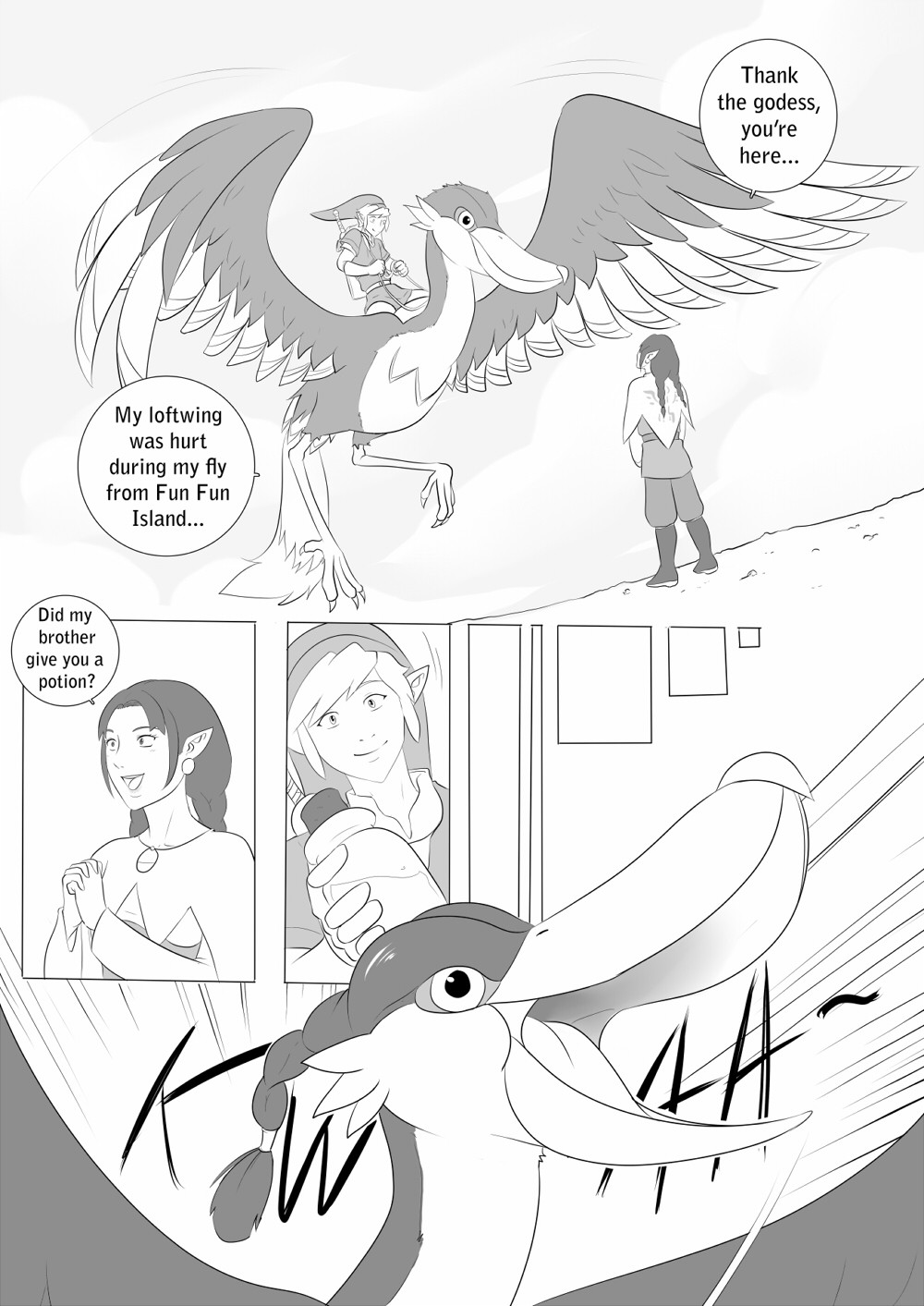A link between girls 1 - Orielle porn comic picture 3