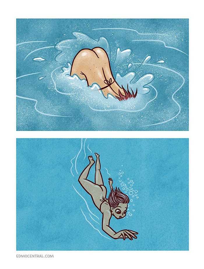 A Quick Dip porn comic picture 3
