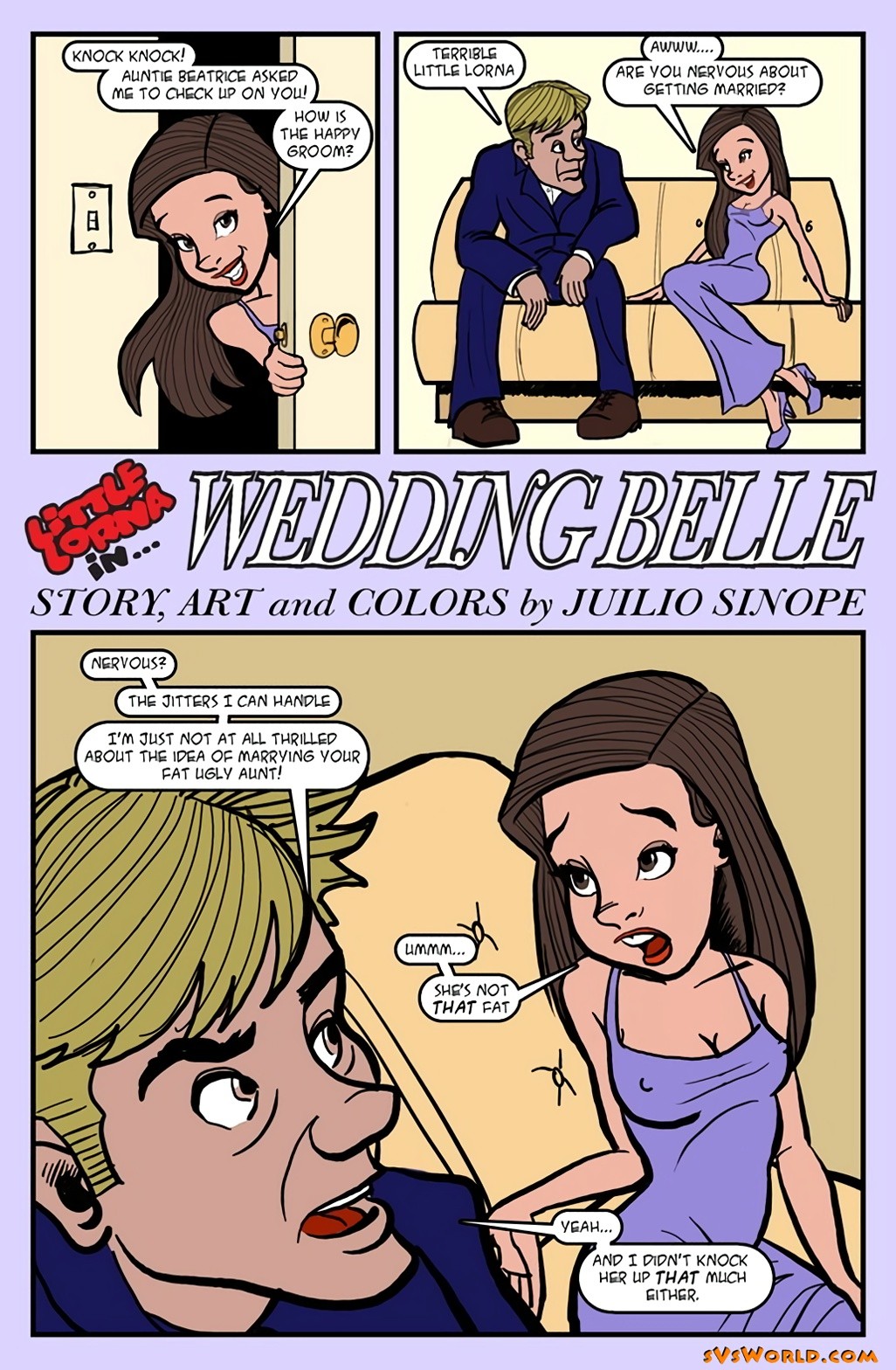 Adventures of Little 4 . Wedding Belle porn comic picture 1