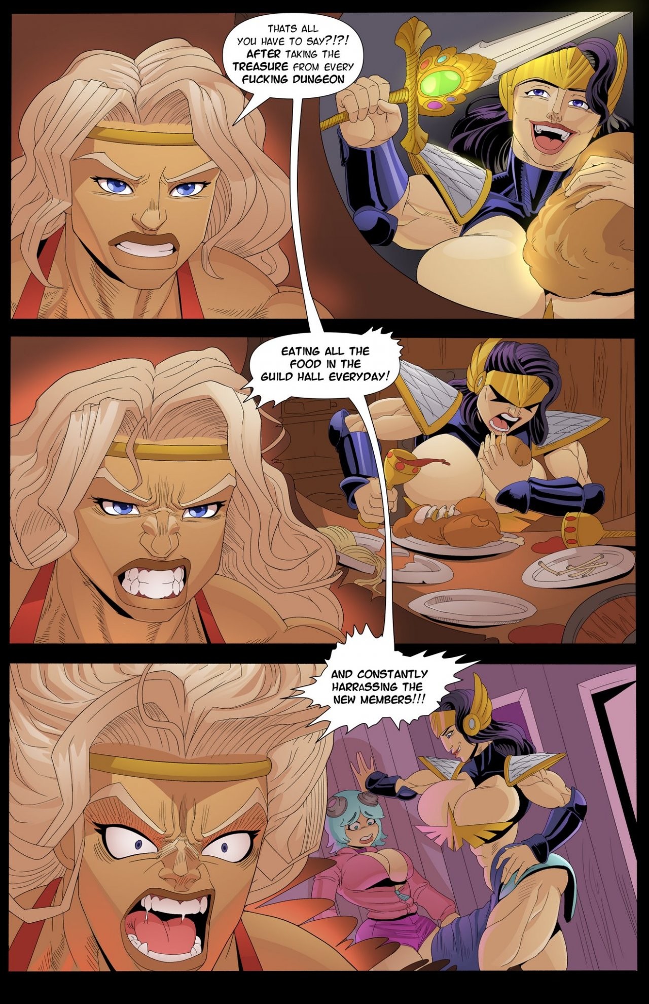 Amazons Guild porn comic picture 6