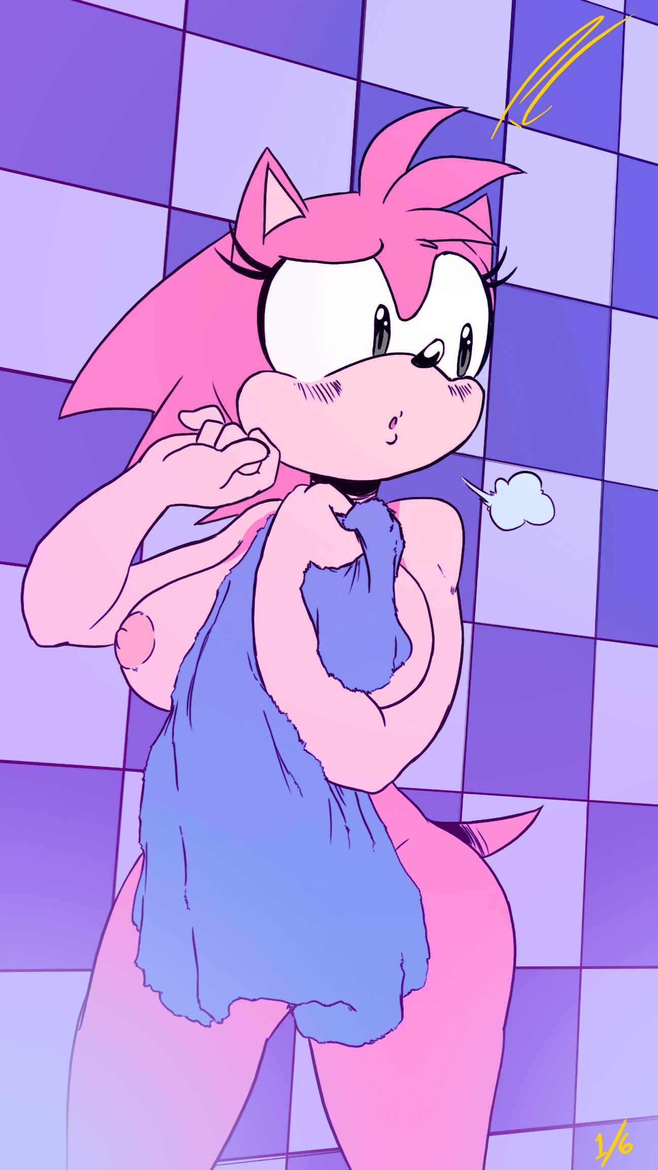 Amy in the Boys' Locker Room porn comic picture 1
