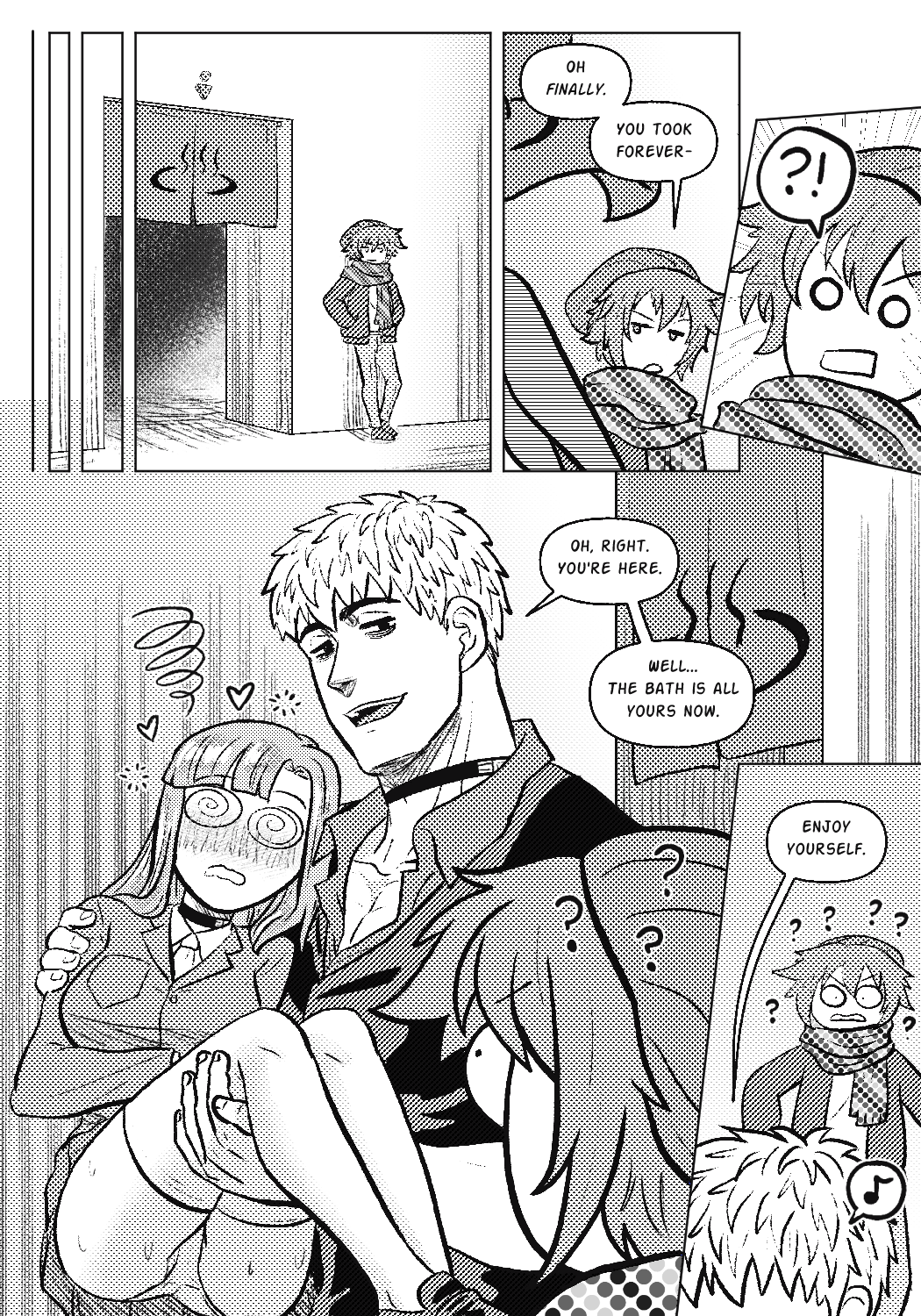 Bathing Ordeal porn comic picture 18