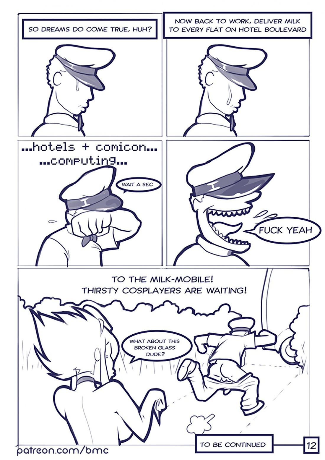 Big Milk Delivery porn comic picture 13