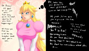 Bitchy Peach porn comic picture 1