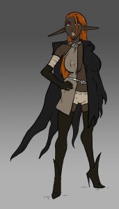Black Dame porn comic picture 1