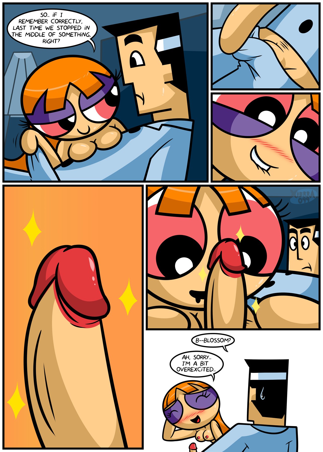 Blossom's Gift porn comic picture 10