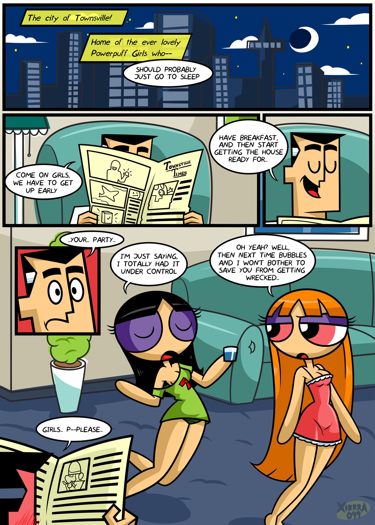 Blossom's Gift porn comic picture 2