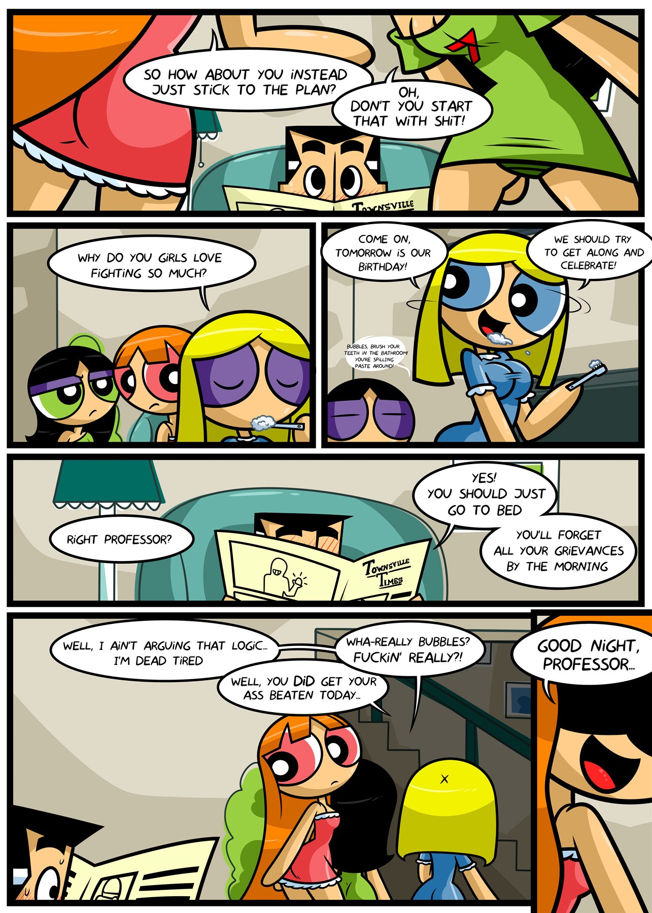 Blossom's Gift porn comic picture 3