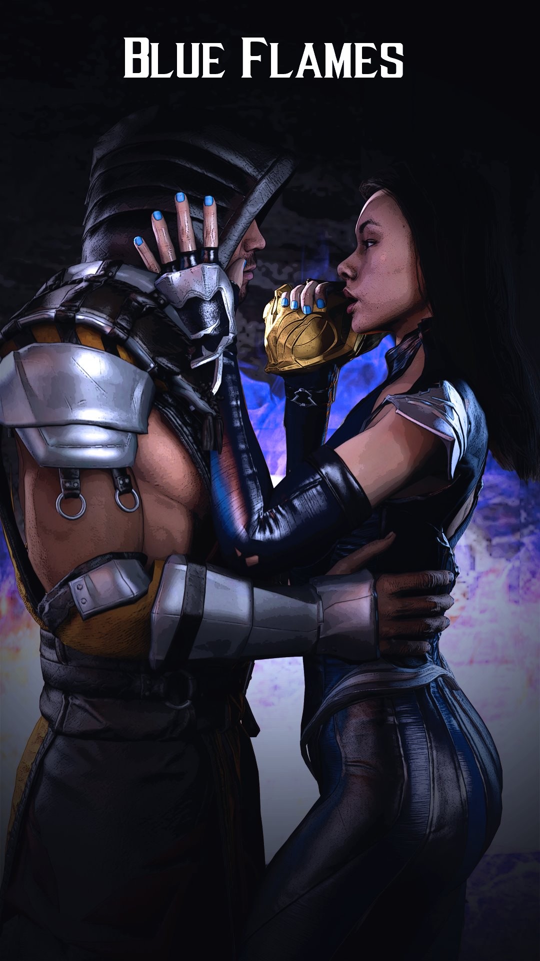 Blue Flames porn comic picture 1