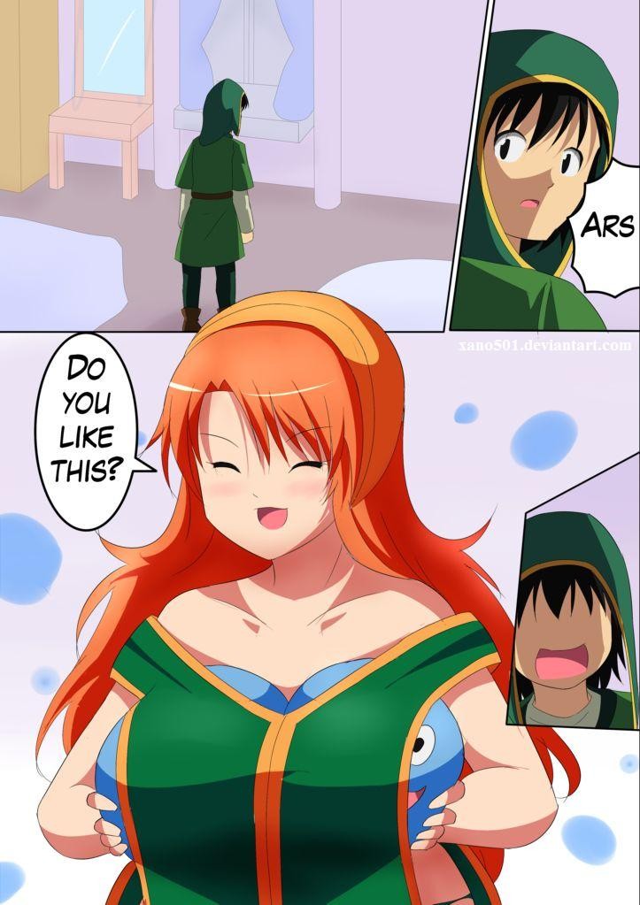 Boobs Slime porn comic picture 1