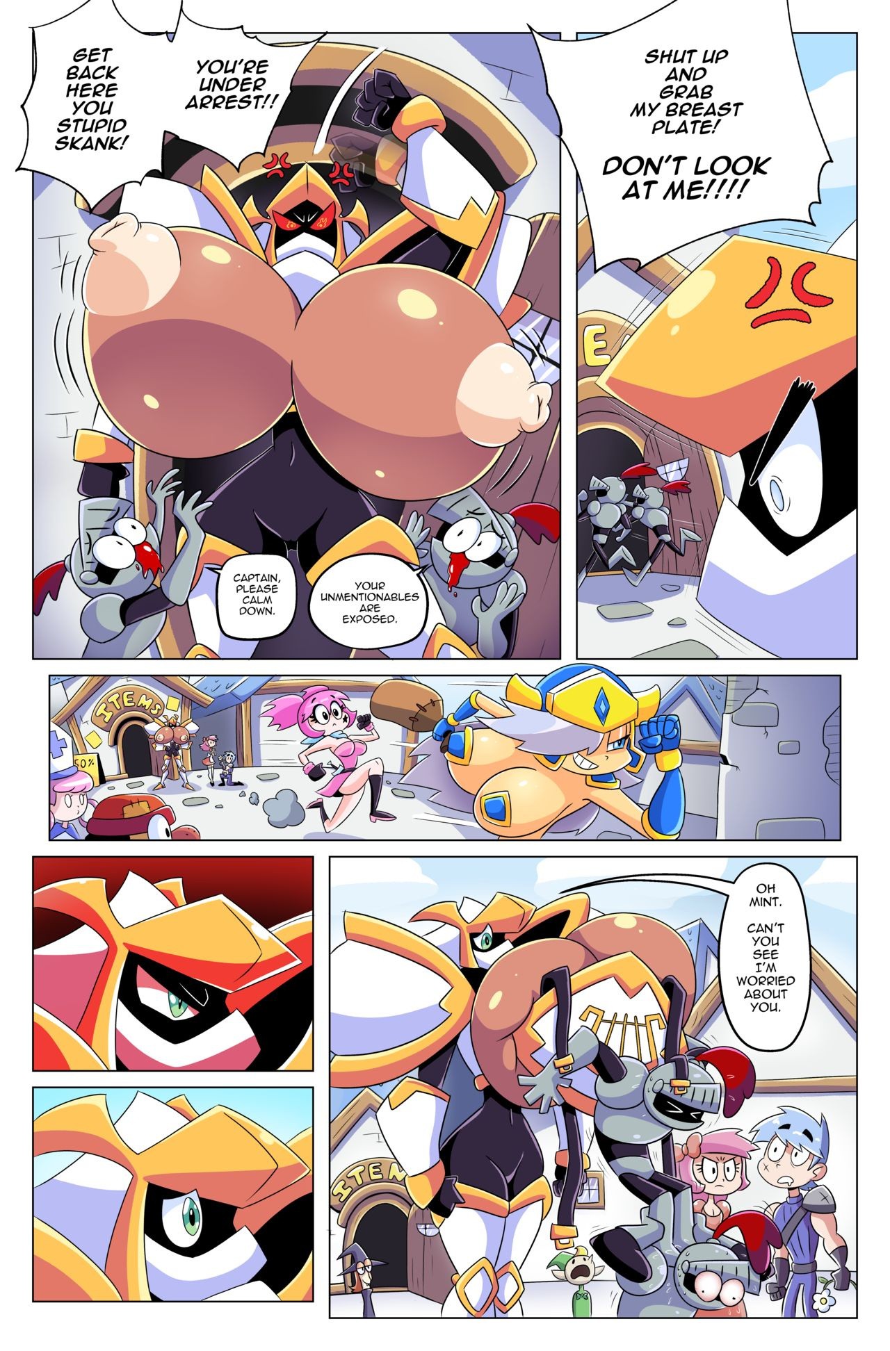 Booby Quest 1-4 porn comic picture 84