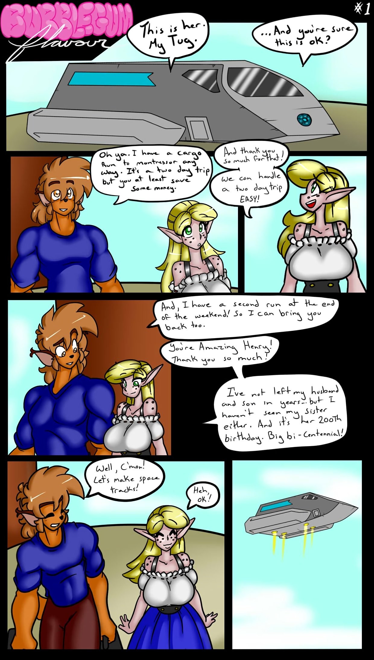Bubblegum Flavour: Megan and Henry porn comic picture 1
