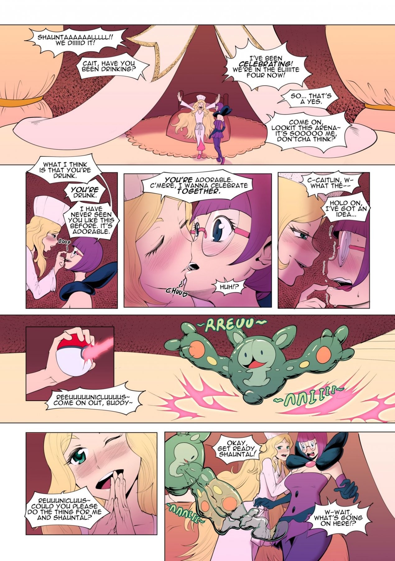 Caitlin and Shauntal porn comic picture 1