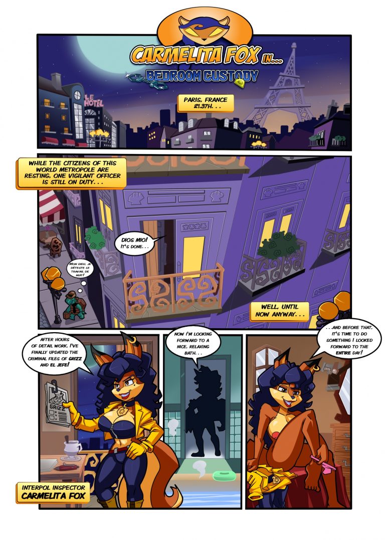 Carmelita Fox in Bedroom Custody porn comic picture 1