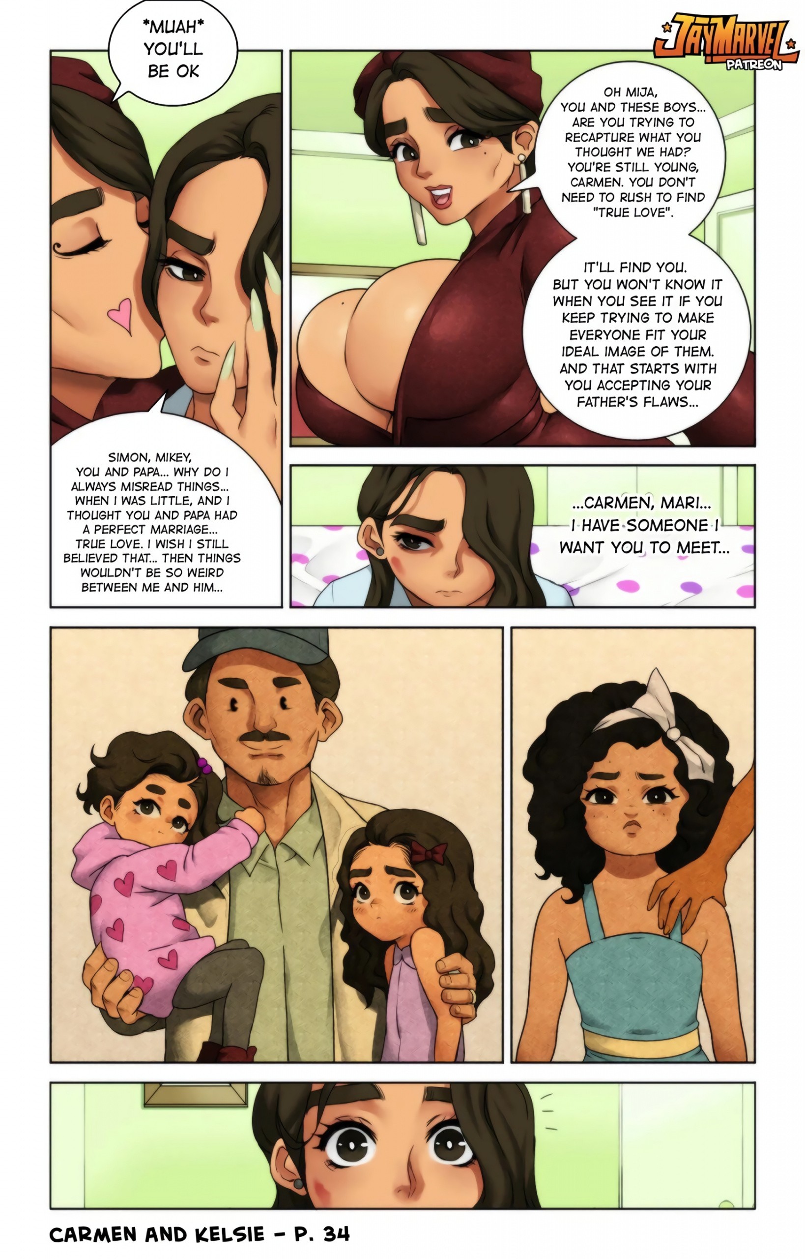 Carmen x Kelsie porn comic picture 35
