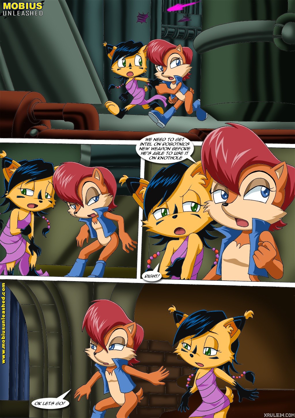 Caught by the Tail porn comic picture 2